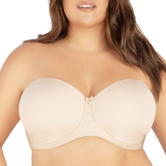 Elise Full Bust Strapless Bra - Bare