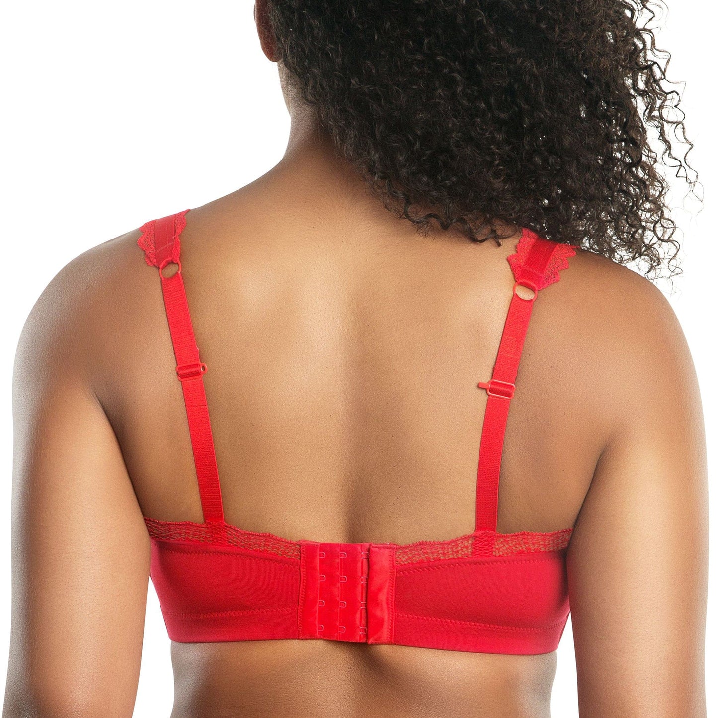 PARFAIT Dalis P5641 Women's Full Busted and Curvy Wire Free Bralette  - Racing Red