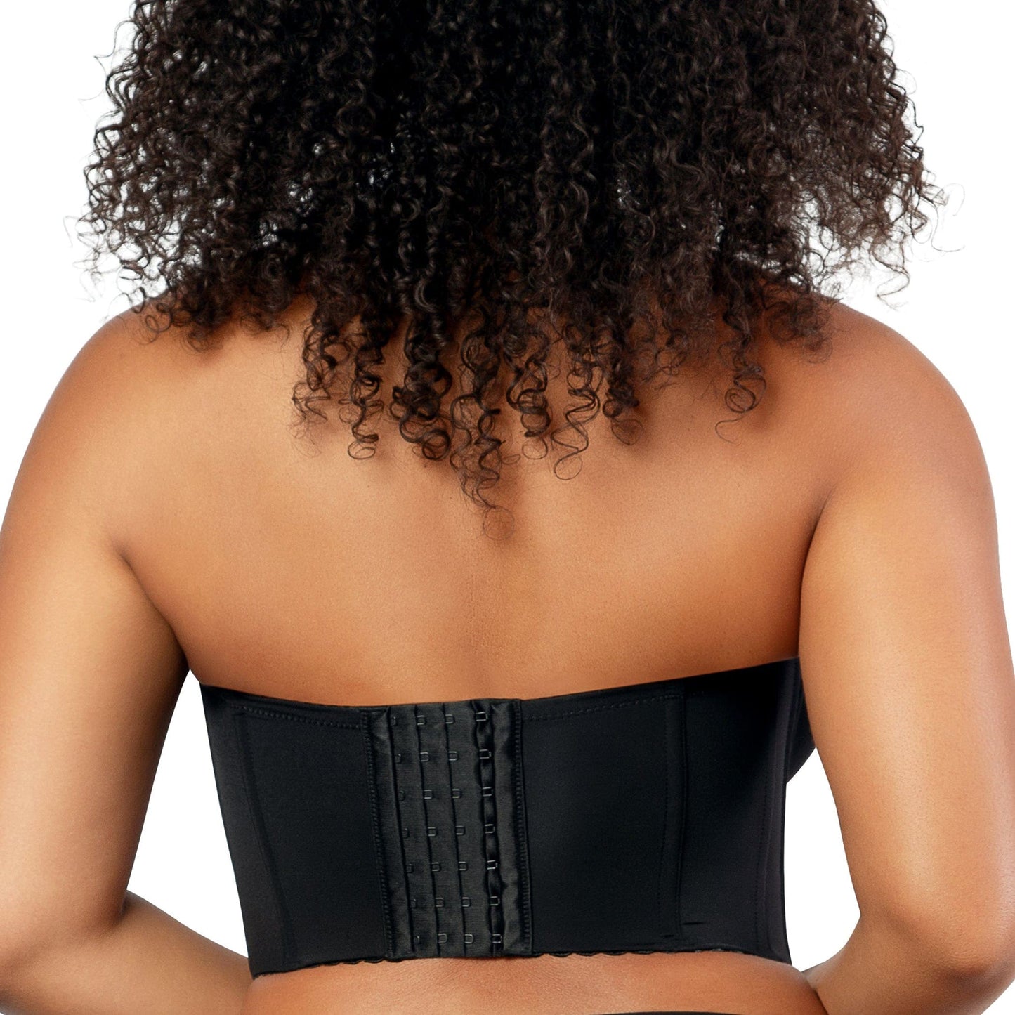 PARFAIT Elissa P50116 Women's Full Bust and Full Figure Strapless Longline Bra - Black