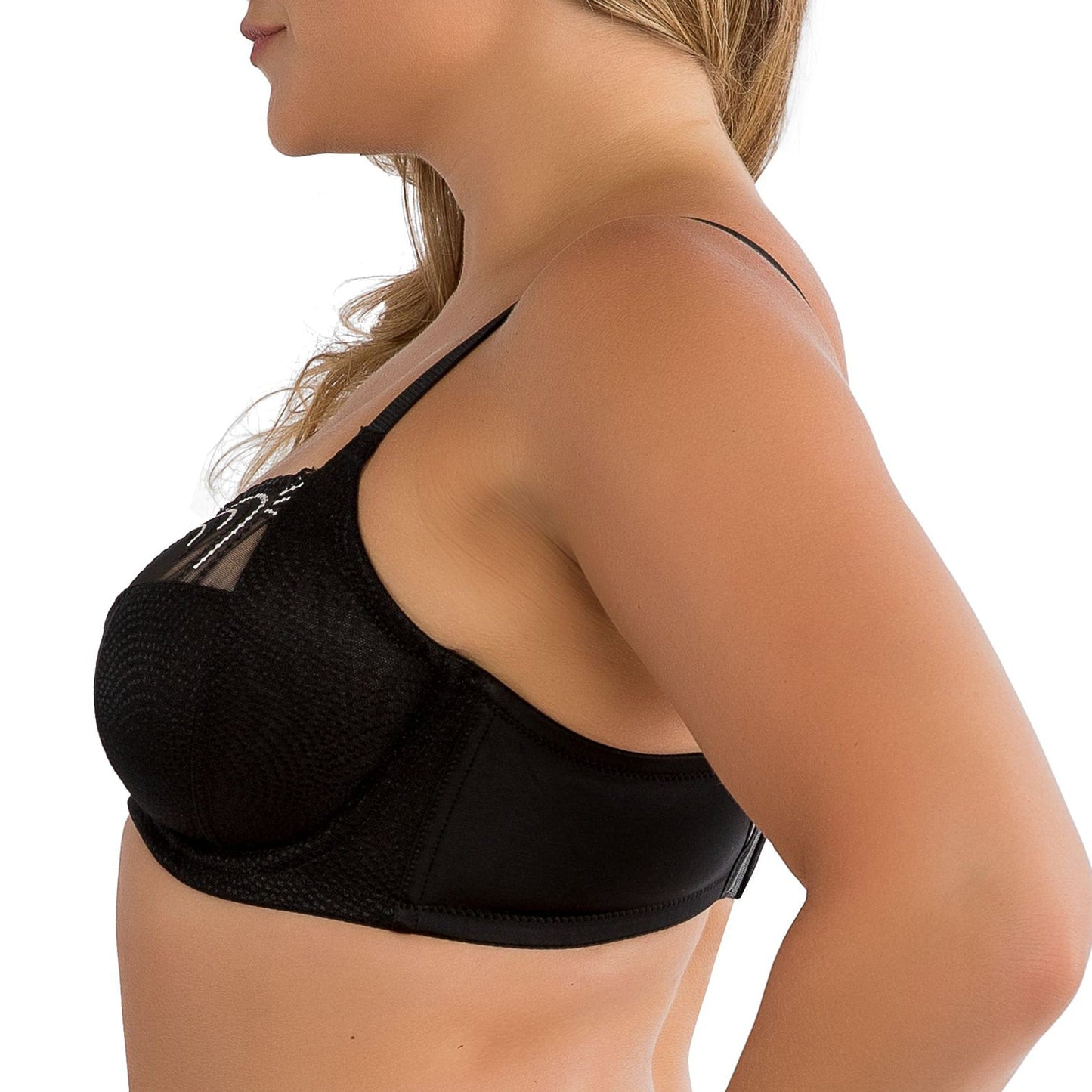 PARFAIT Pearl P60923 Women's Unlined Full Busted Bra - Black