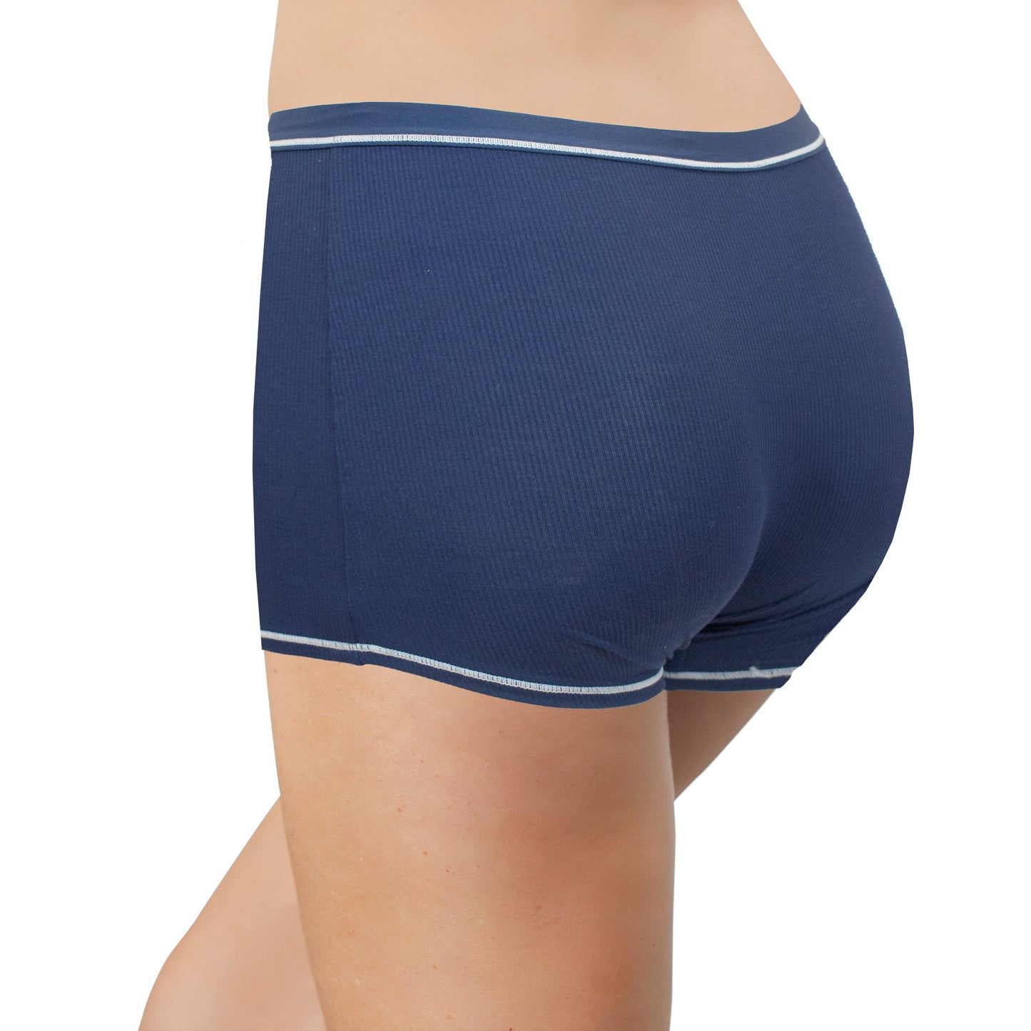 Modal Short with Contrast Stitching
