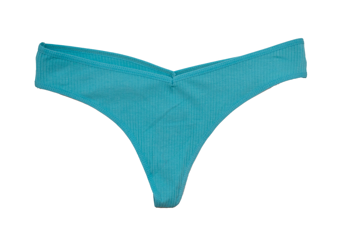 Cotton Rib Thong