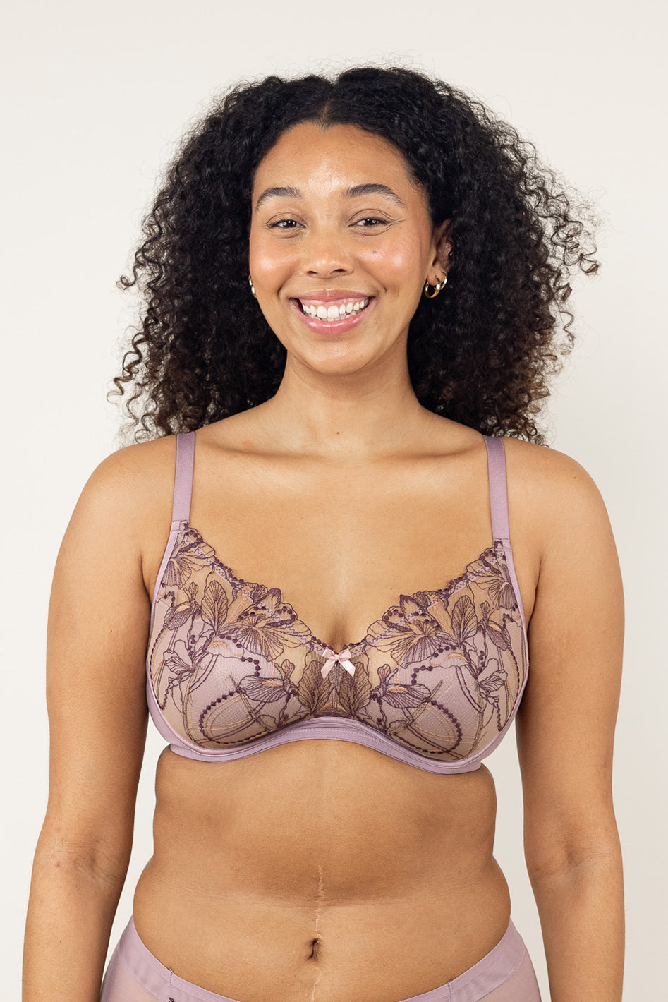 Chloe UniWire Lightly Padded Demi Cup Bra - A-D Cup – Bra Emporium