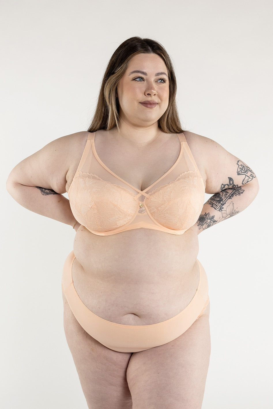 Ivy Full Coverage Underwire Bra, C-J Cup