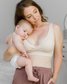 Sublime® Adjustable Crossover Nursing & Lounge Bra | Stone