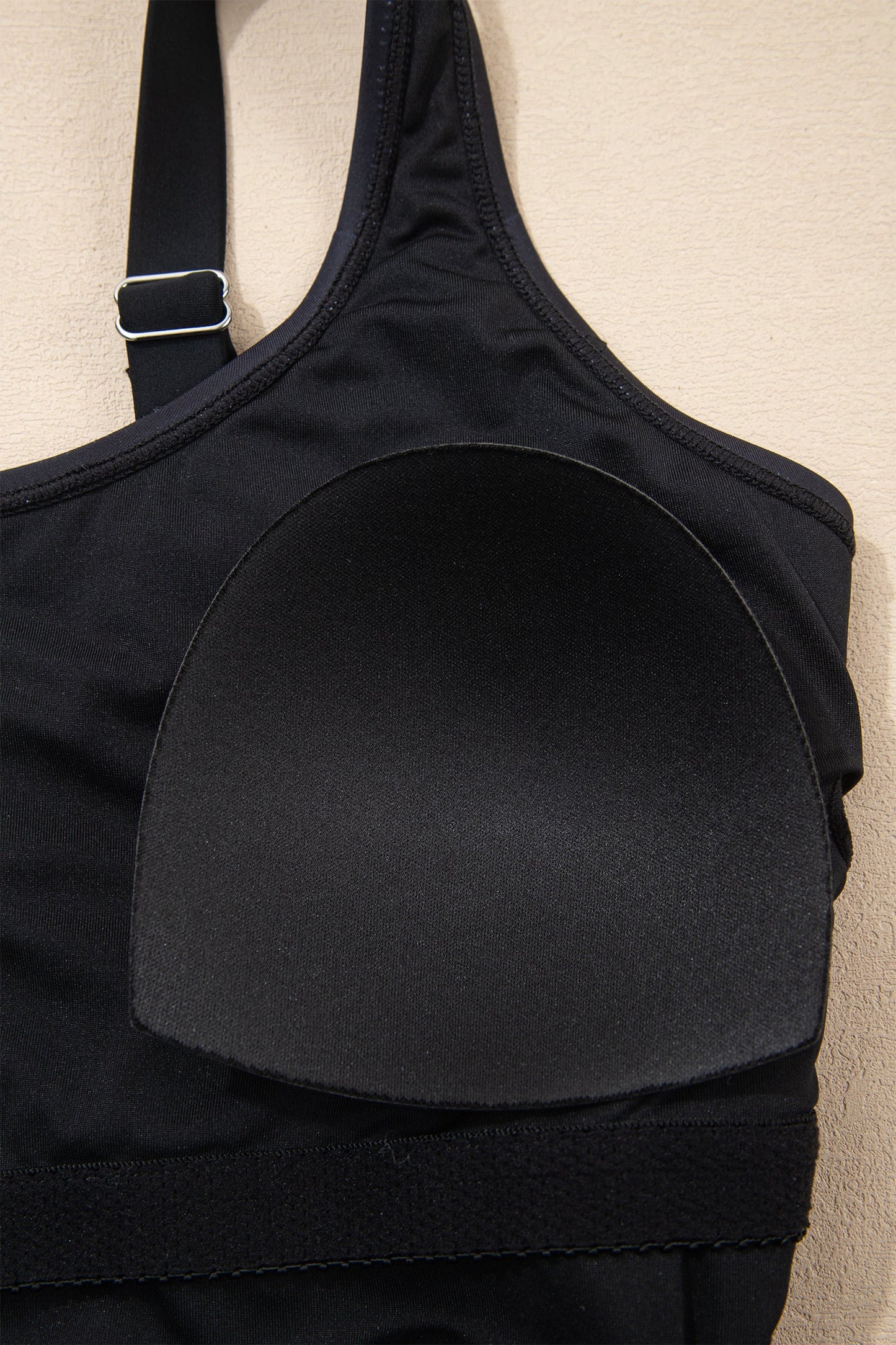 Floral Sleeveless Drawstring One-Piece Swimsuit