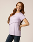 Everyday Asymmetrical Nursing T-shirt | Lavender Mist
