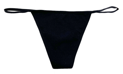 Seamless Rib Strappy Thong, XS-2X