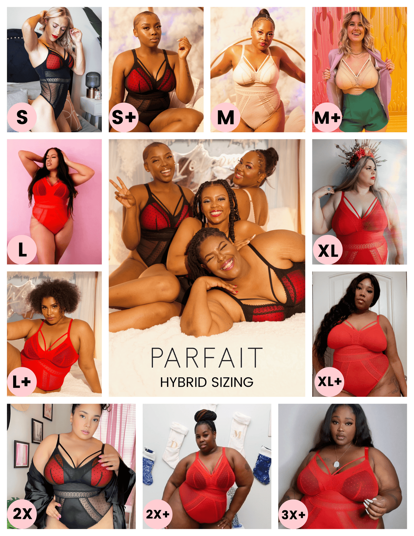 Mia Wire-Free Full Bust Bodysuit - Racing Red