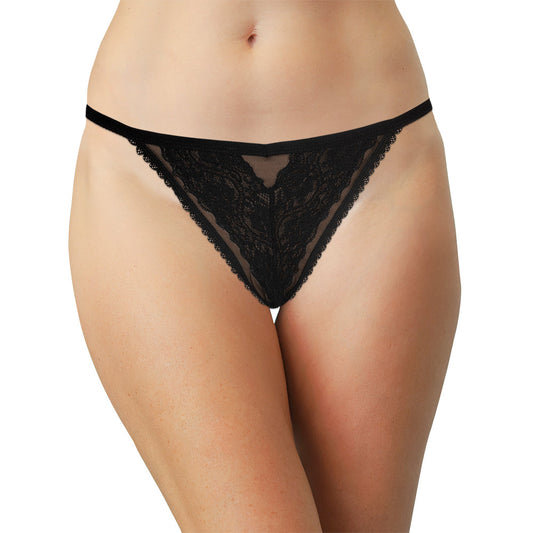 Mesh and Lace Micro Thong