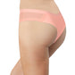 Pink Laser Cut Thong With Mesh and Lace