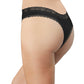 V-Front Modal Thong with Lace 3 Pack