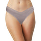 V-Front Modal Thong with Lace 3 Pack