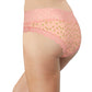 Ditsy Floral and Lace Laser Cut Bikini with Lace Waistband