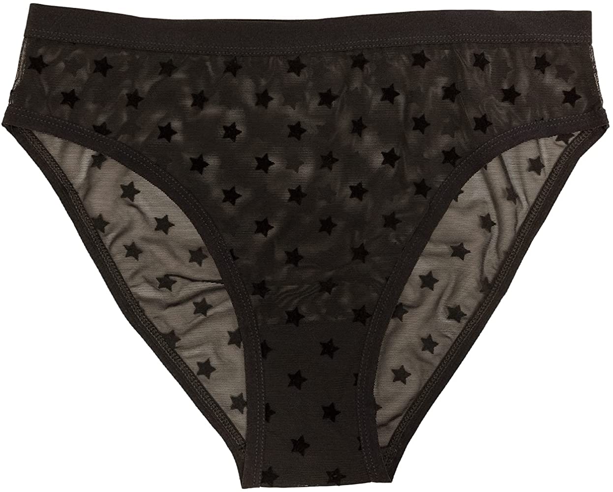 Star Mesh High Leg  Bikini