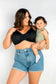 Leila Underwire Full Bust Nursing Bra - Black