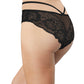 Strappy Floral Lace and Mesh Cheeky