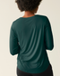 Bamboo Maternity & Nursing Long Sleeve T-shirt | Evergreen