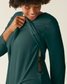 Bamboo Maternity & Nursing Long Sleeve T-shirt | Evergreen