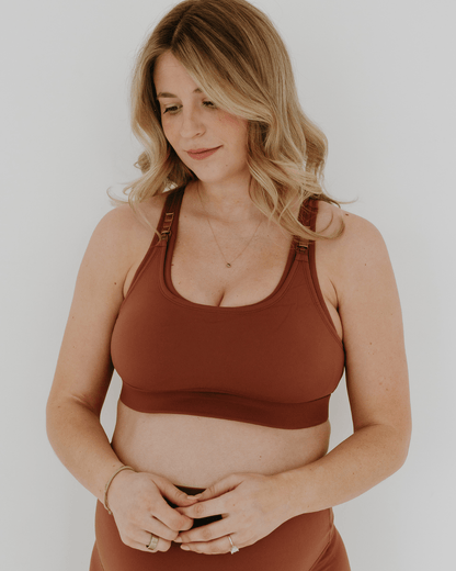 AXK CORE Full Support Nursing Bra - Brown