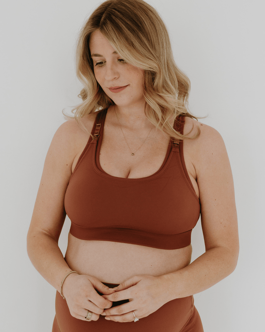 AXK CORE Full Support Nursing Bra - Brown