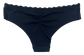 Laser Cut Rib Cheeky with Lace Waist, XS-2X