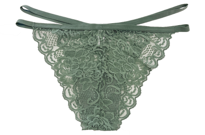 Lace Cheeky with Elastic Straps, XS-2X