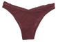 V-Front Mesh Cheeky with Lace, XS-2X