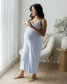 Charlie Maternity & Nursing Romper | French Blue