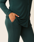 Clea Bamboo Long Sleeve Pajama Set | Evergreen