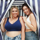 Dalis Wire-Free Full Bust Bralette - Navy