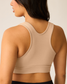 French Terry Racerback Nursing & Sleep Bra | Beige