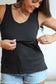 FINAL SALE - Invisible Zip Breastfeeding Tank Top