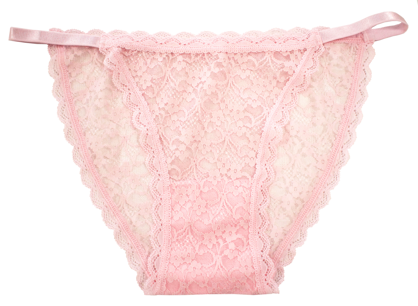 Lace Bikini With Elastic, XS-2X