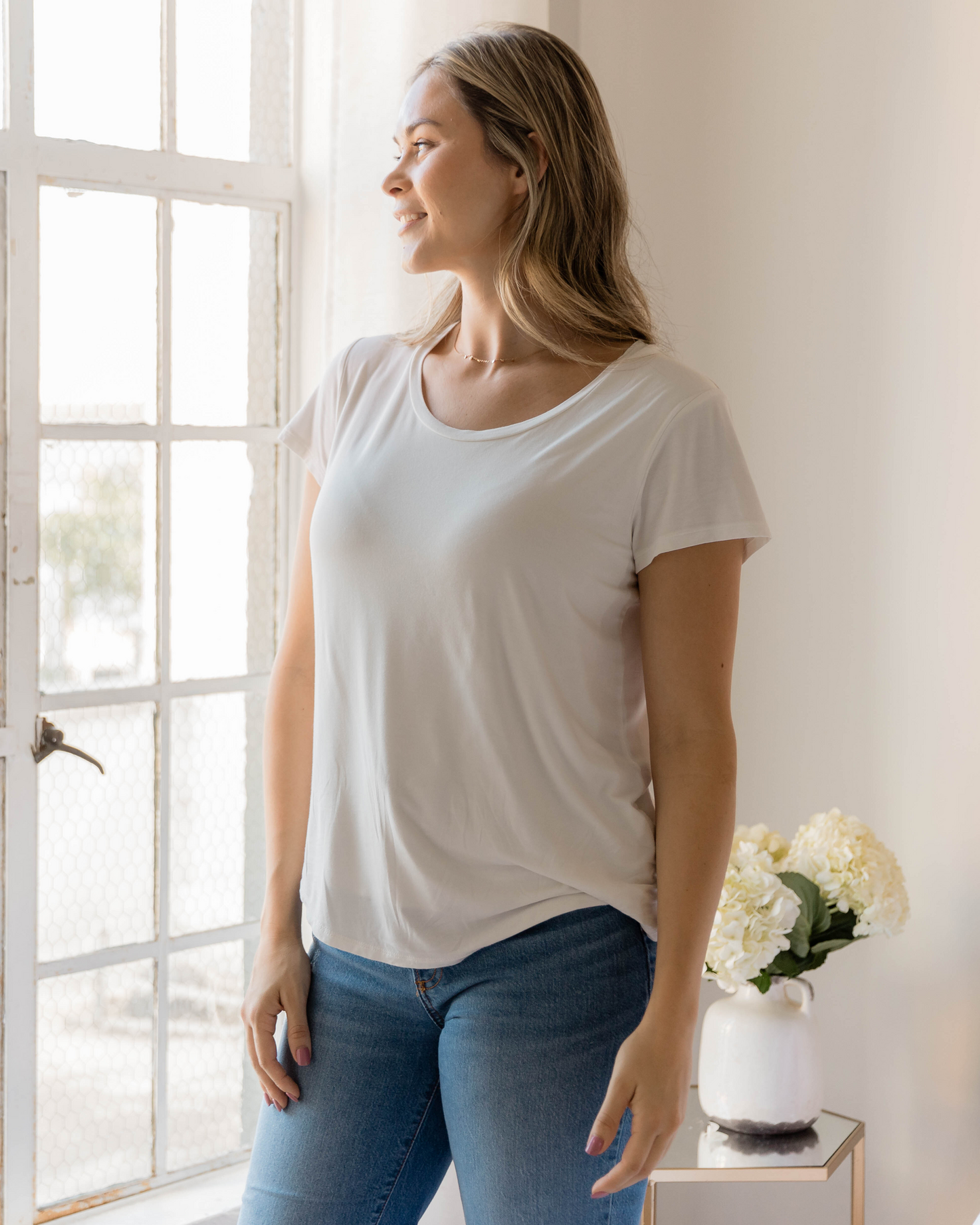 Everyday Maternity & Nursing T-shirt | White