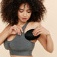 Wilderness Front‑Closure Cotton Bralette - Grey