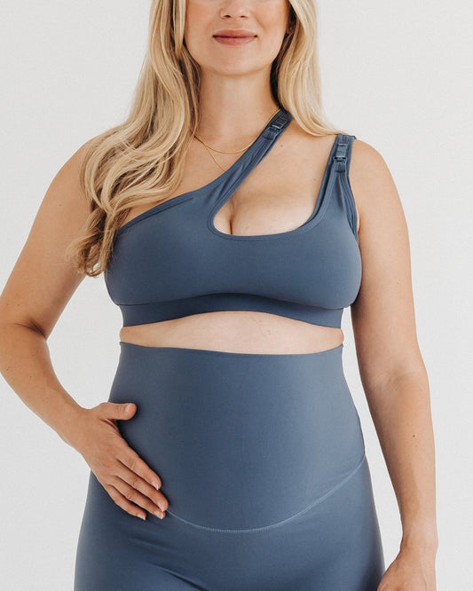 AXK CORE Cross Body Nursing Bra - Blue