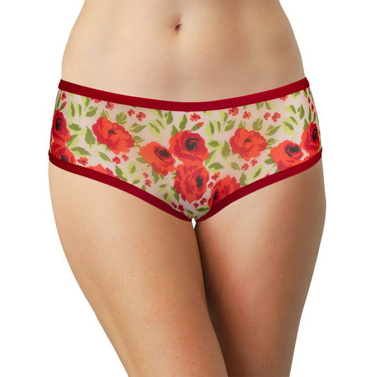 Cozy & Flirty Winter Floral Hipster – XS–3X