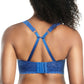 PARFAIT Adriana P5482 Women's Curvy and Full Bust Supportive Wire-free Lace Bra  - Sapphire