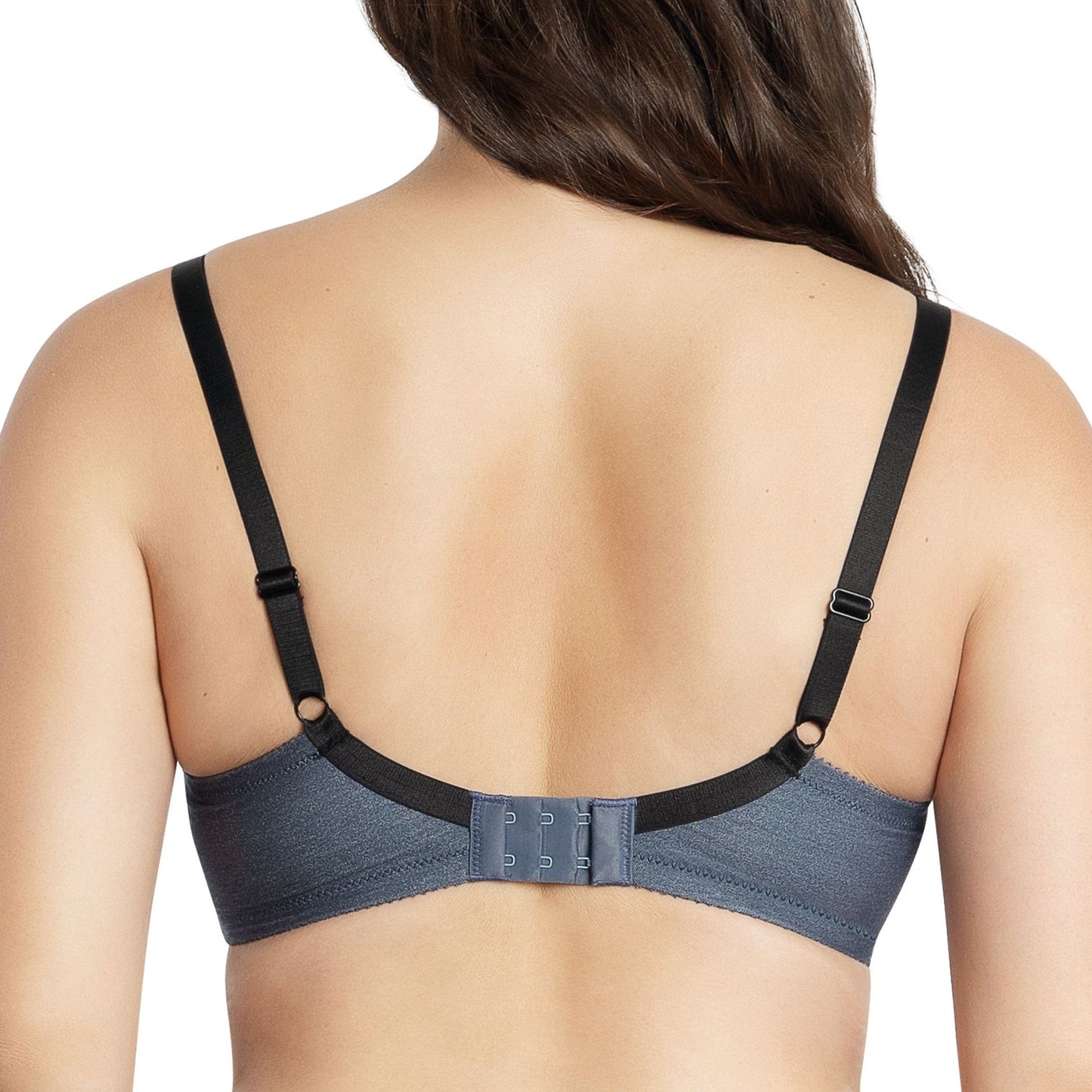 PARFAIT Casey 2801 Women's Wired Padded Plunge Seamless T-shirt Bra - Dark Blue Denim