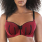 Charlotte Underwire Full Bust Padded Bra - Rio Red