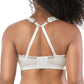 PARFAIT Dalis P5641 Women's Full Busted and Curvy Wire Free Bralette  - Pearl White