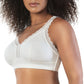 PARFAIT Dalis P5641 Women's Full Busted and Curvy Wire Free Bralette  - Pearl White