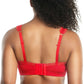 Dalis Wire-Free Full Bust Bralette - Racing Red