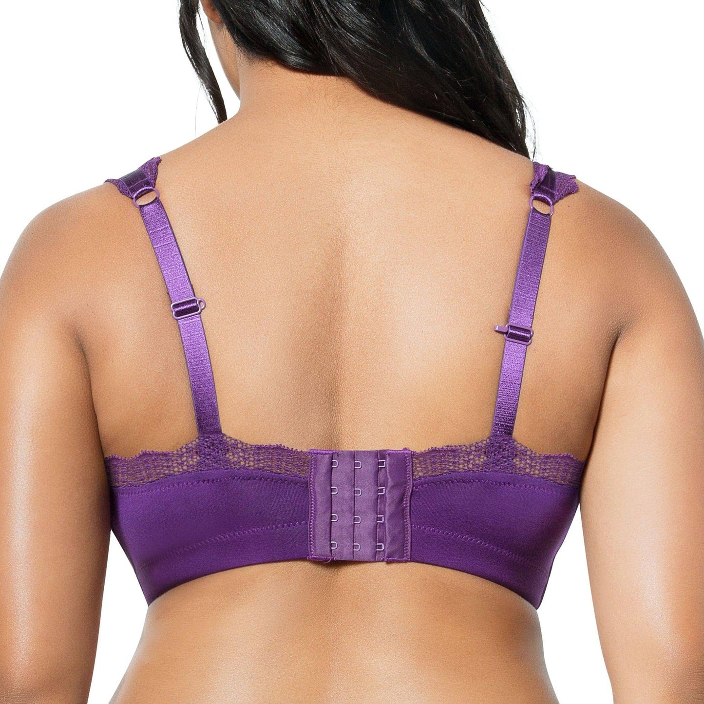 Dalis Wire-Free Full Bust Bralette - Amethyst