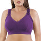 Dalis Wire-Free Full Bust Bralette - Amethyst
