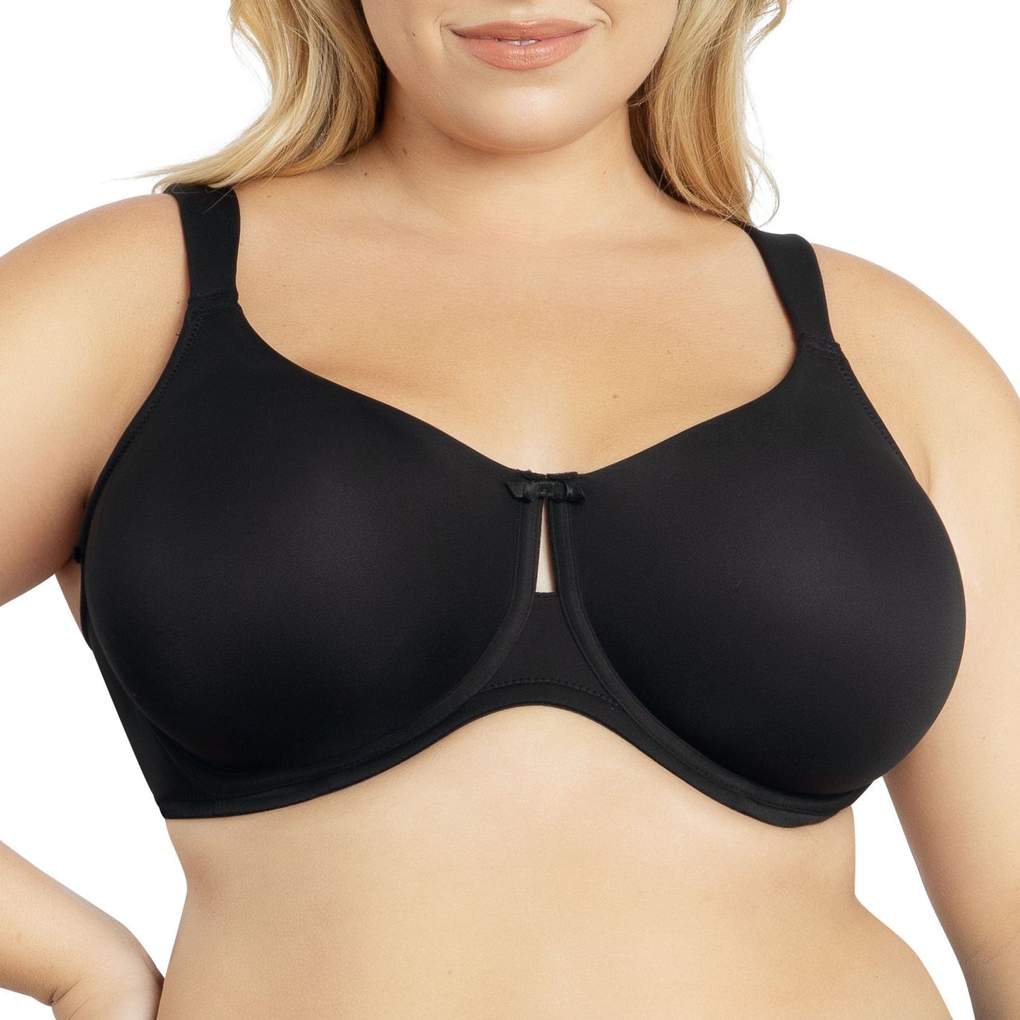PARFAIT Erika P58622 Women's Unlined Seamless Smooth Nude Wire Bra - Black