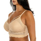 Mia Wire-Free Full Bust Lace Bralette - Bare