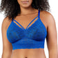 Mia Wire-Free Full Bust Lace Bralette - Sapphire