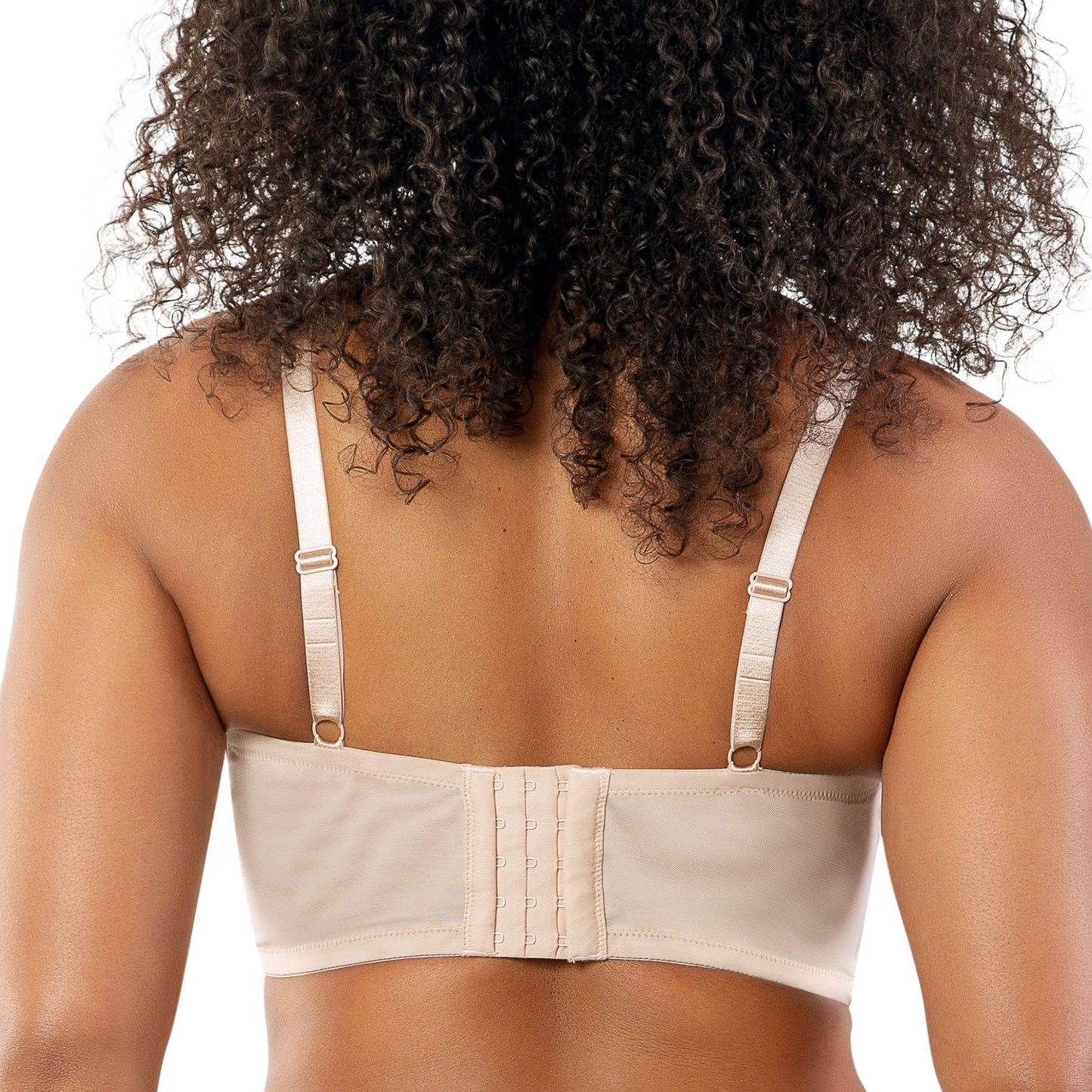 PARFAIT Pearl P6091 Women's Longline Plunge Full Busted Bra  - Cameo Rose